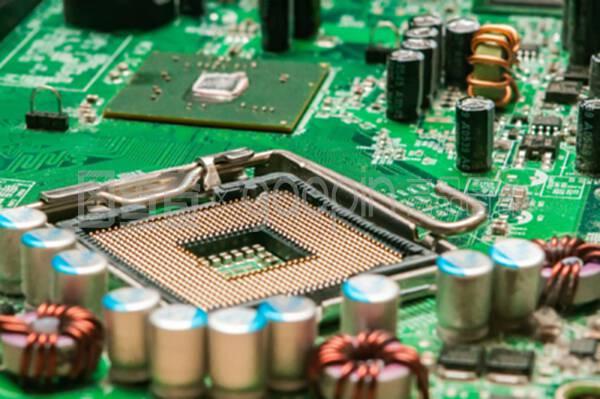 集成电路设计的基石 计算机主板电路板背景解析